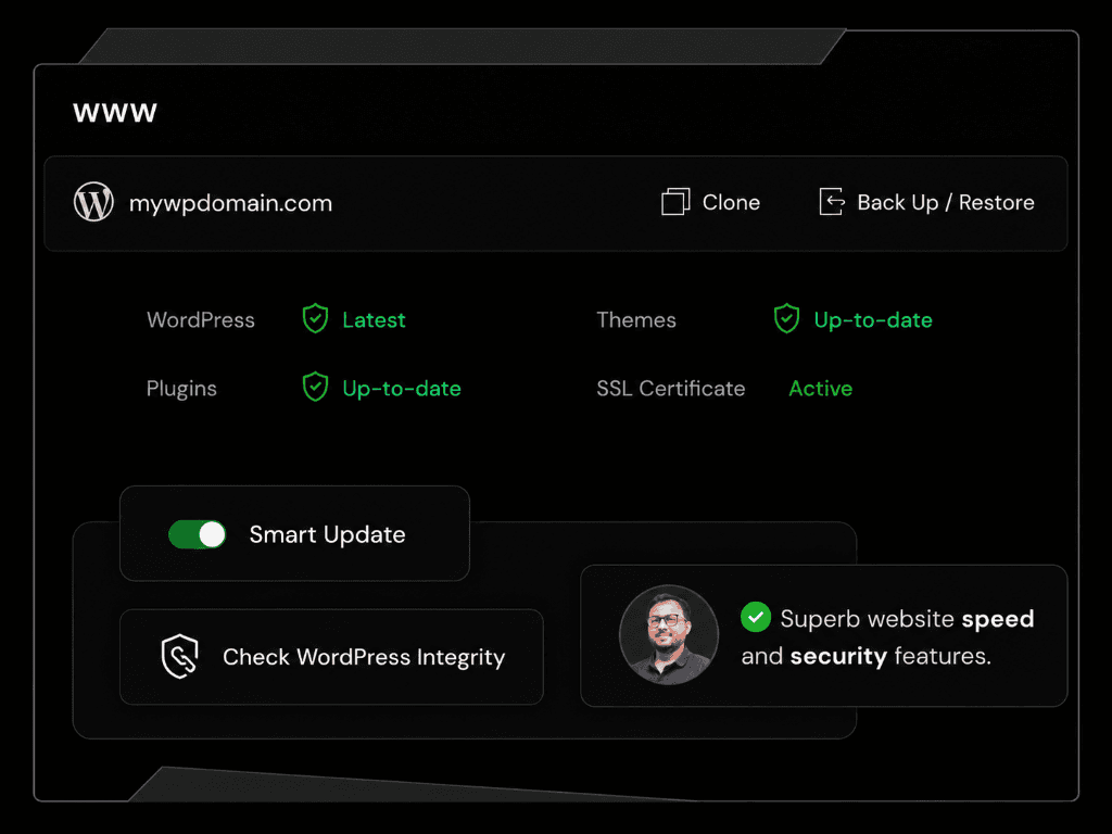 Web Hosting Dashboard
